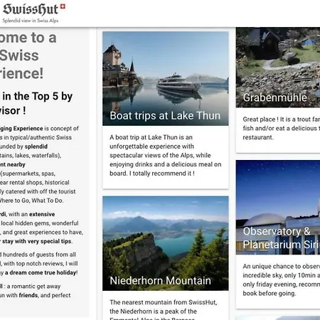 Thun Alps Scenic Views And Concierge By Swisshut